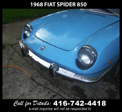 1968 Fiat Spider 850