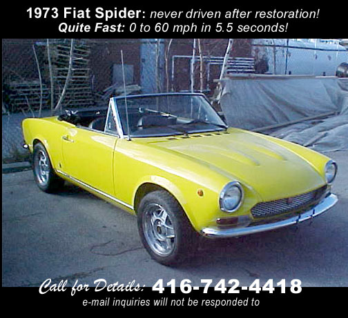 1973 Fiat Spider - For Sale