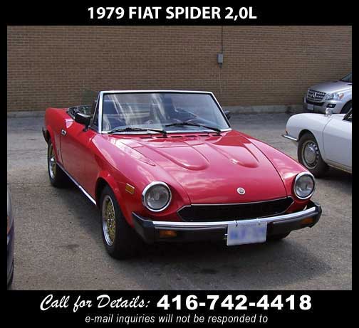 1979 Fiat Spider 2,0l