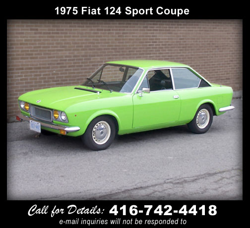 1975 Fiat 124 Sport Coupe - For Sale