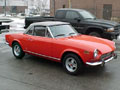 Orange Fiat Spider Complete Restoration